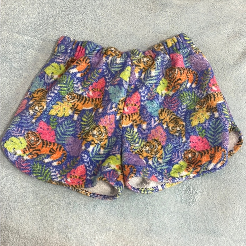 Colorful Animal Print Pajama shorts